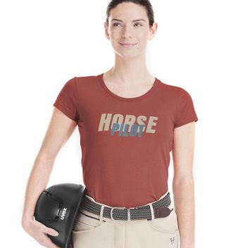 Tričko dámske s krátkym rukávom Horse Pilot Team